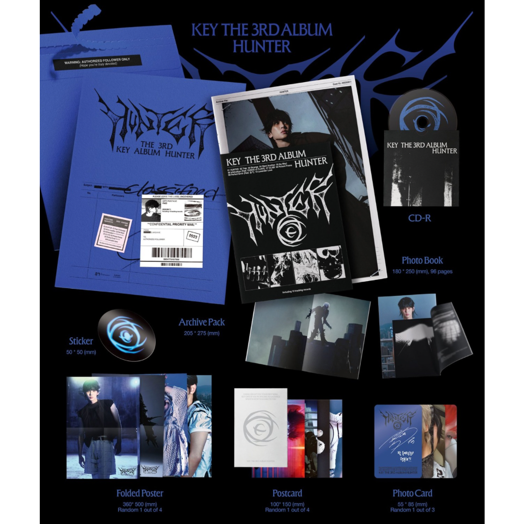KEY - 3RD ALBUM [HUNTER] (ARCHIVE VER.) - LightUpK