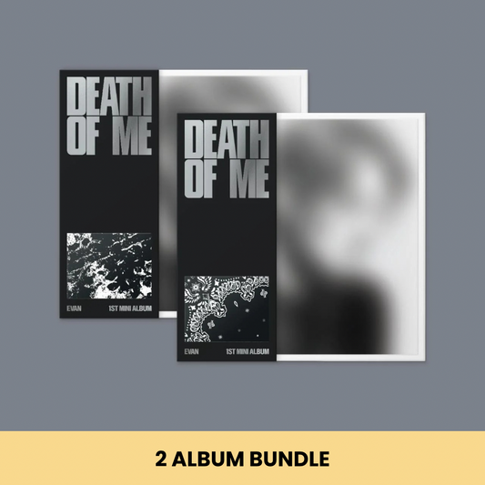 (PRE-ORDER) EVAN - DEATH OF ME (BANDANA VER.) (2 VERSIONS) BUNDLE