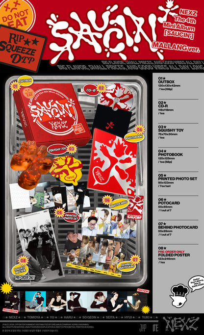(PRE-ORDER) NEXZ - 4TH MINI ALBUM [SAUCIN'] MALLANG VER.