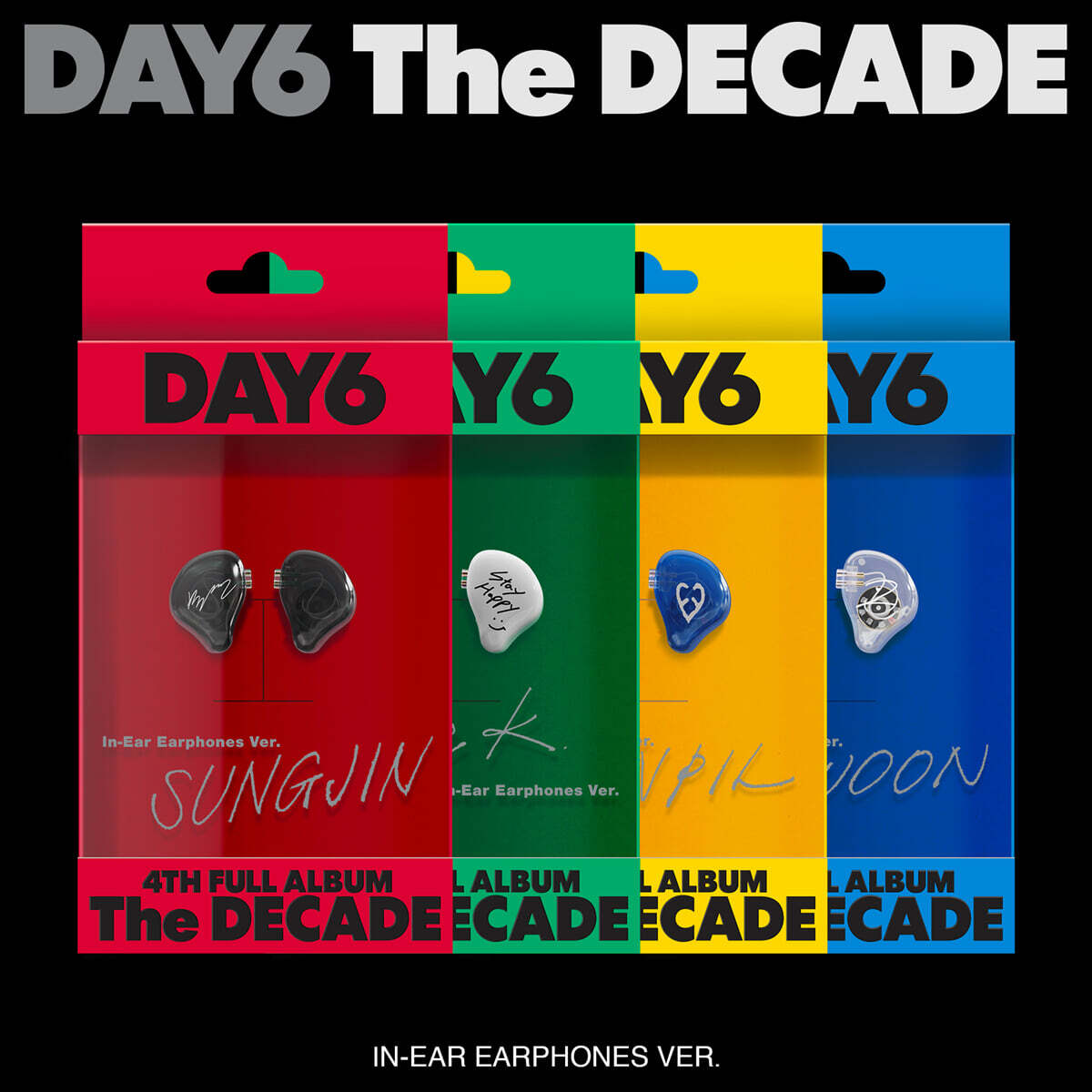 (PRE-ORDER) DAY6 - THE DECADE (IN-EAR EARPHONES VER.) (4 VERSIONS) RANDOM - LightUpK