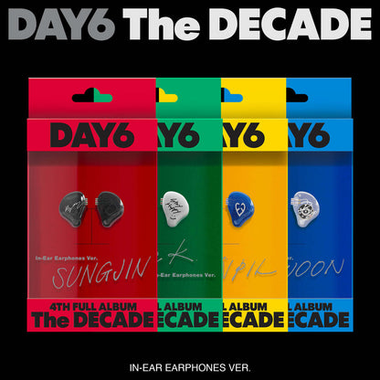 (PRE-ORDER) DAY6 - THE DECADE (IN-EAR EARPHONES VER.) (4 VERSIONS) RANDOM - LightUpK