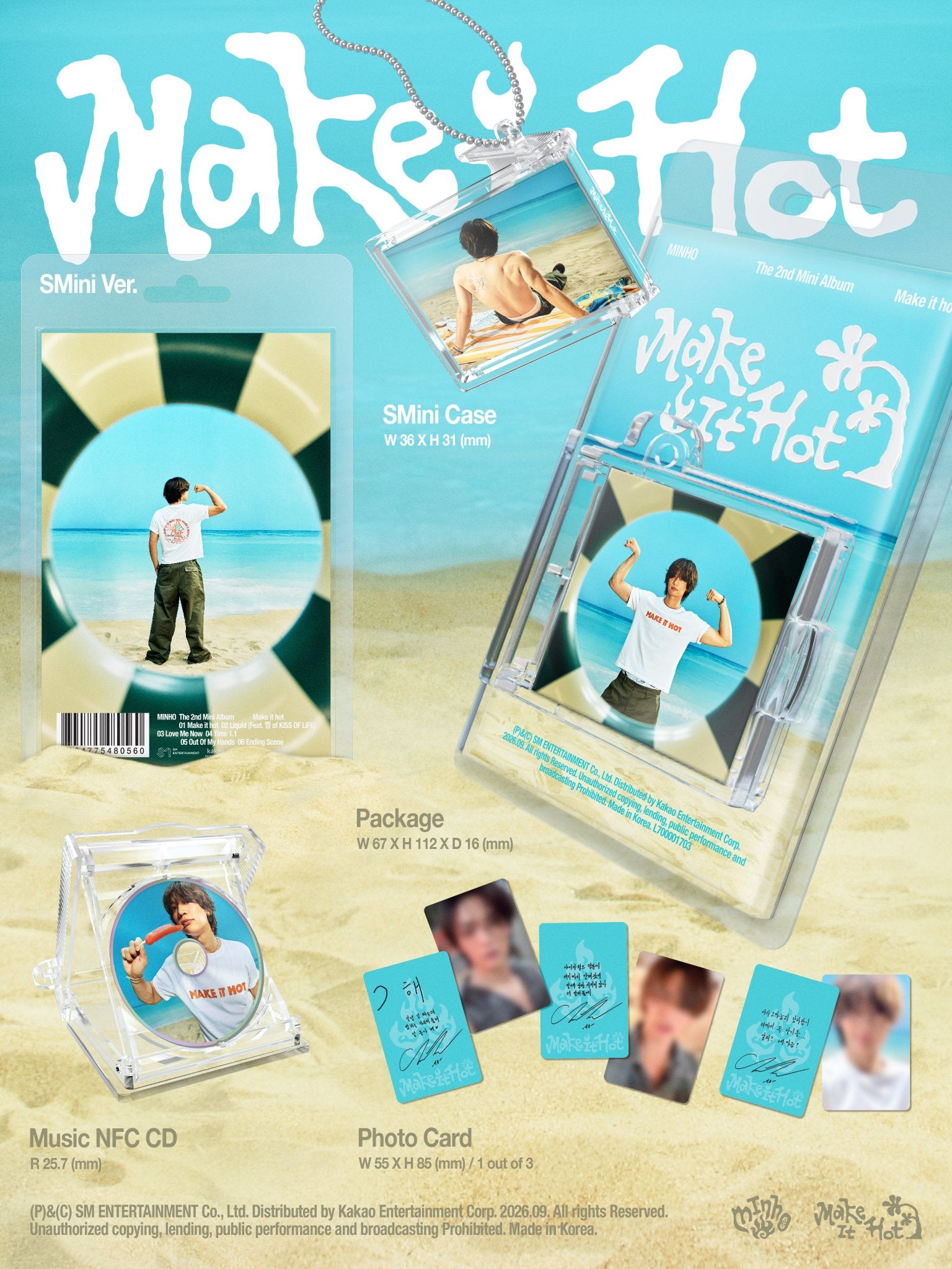 (PRE-ORDER) MINHO - 2ND MINI ALBUM [MAKE IT HOT] (SMINI VER.)