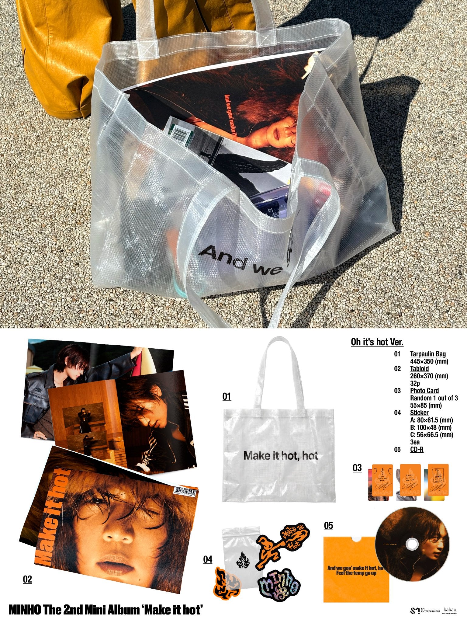 (PRE-ORDER) MINHO - 2ND MINI ALBUM [MAKE IT HOT] (OH IT'S HOT VER.)