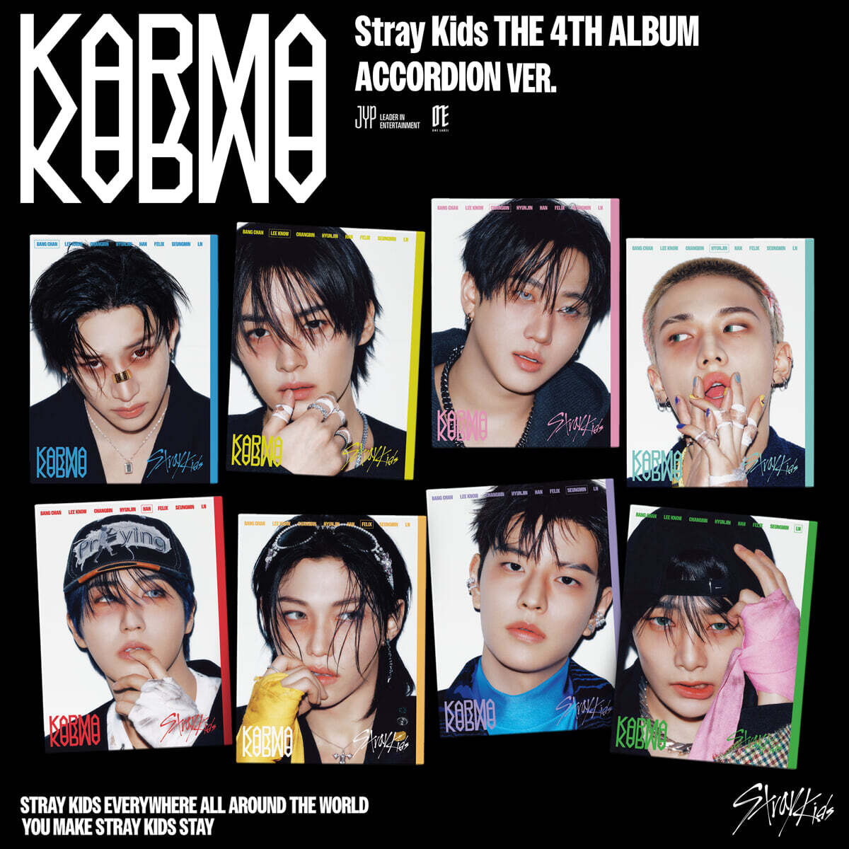 (PRE-ORDER) STRAY KIDS - KARMA (ACCORDION VER.) (8 VERSIONS) RANDOM - LightUpK