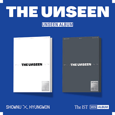 SHOWNU X HYUNGWON - 1ST MINI ALBUM [THE UNSEEN] UNSEEN ALBUM (2 VERSIONS) - LightUpK