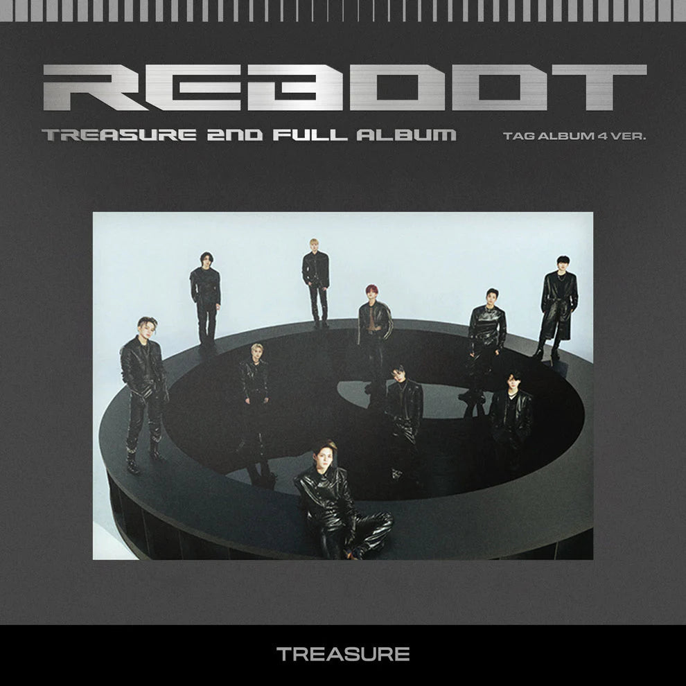 TREASURE - 2ND FULL ALBUM [REBOOT] YG TAG ALBUM (4 VERSIONS)