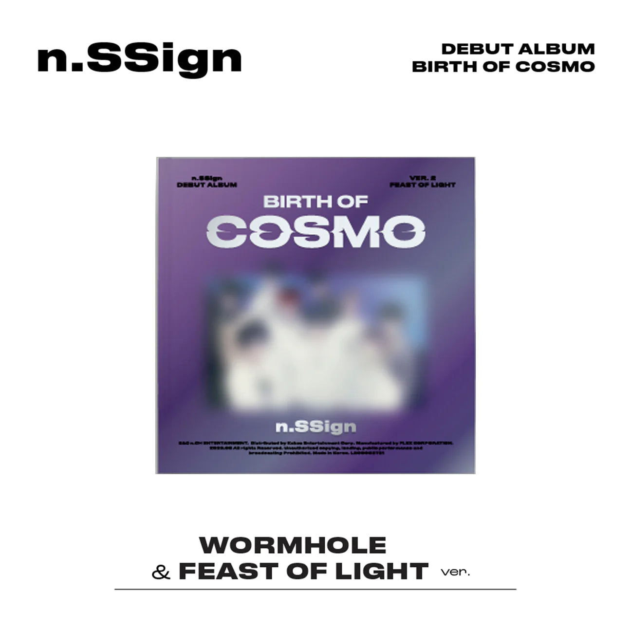 N.SSIGN - DEBUT ALBUM : BIRTH OF COSMO (2 VERSIONS)