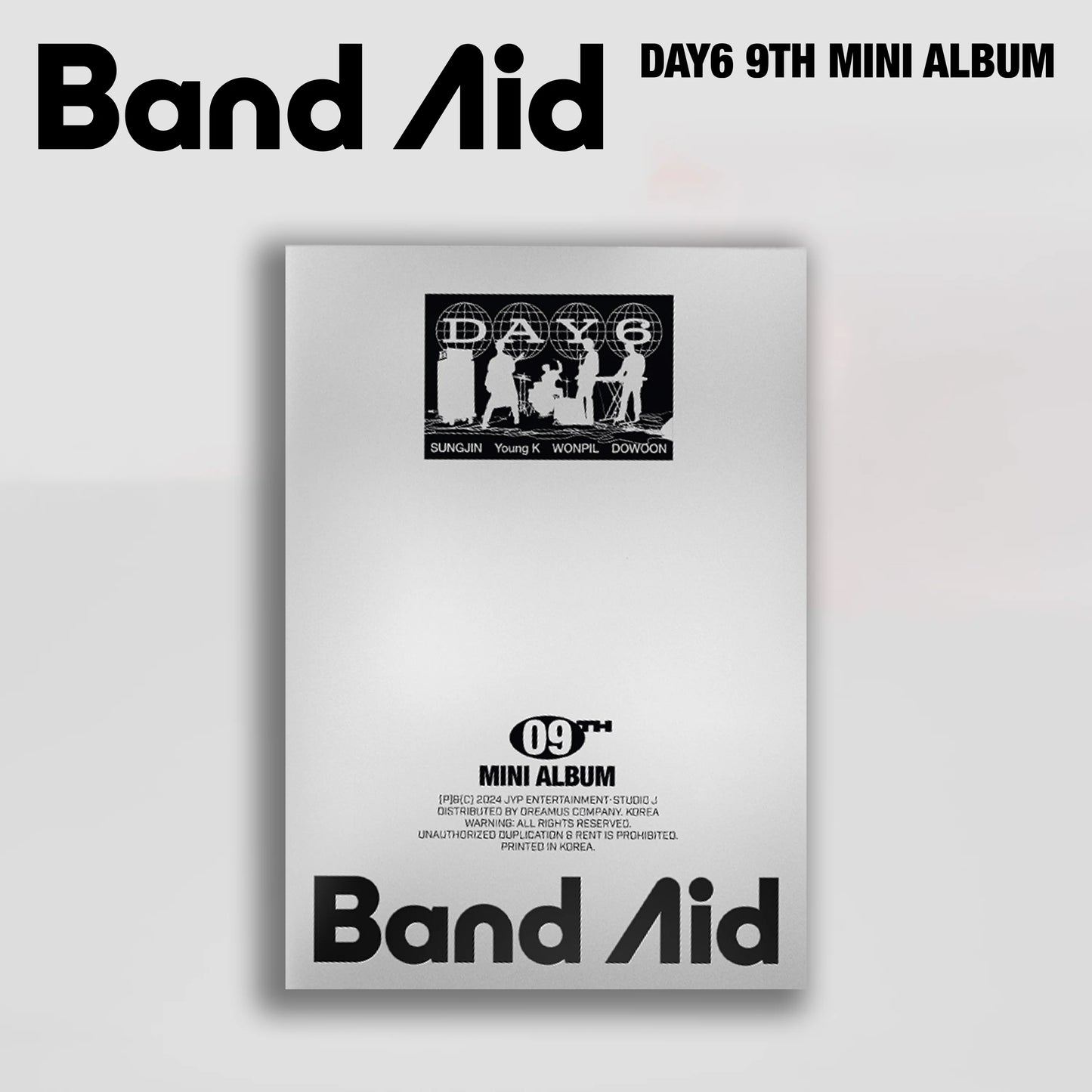 DAY6 - 9TH MINI ALBUM [BAND AID] (2 VERSIONS)