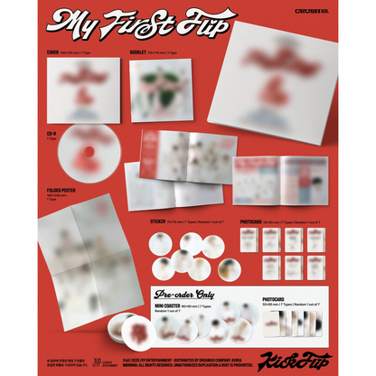(PRE-ORDER) KICKFLIP - 3RD MINI ALBUM [[MY FIRST FLIP] (CRUSH VER.) - LightUpK