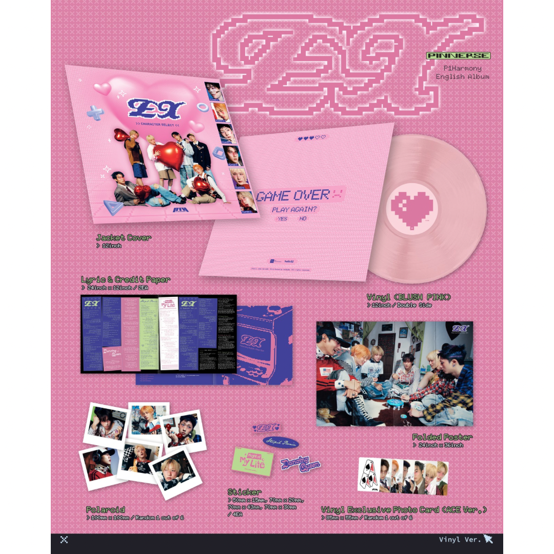 (PRE-ORDER) [HELLO82] [POP-UP EXCLUSIVE] P1HARMONY - EX (Vinyl) - LightUpK