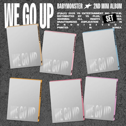 (PRE-ORDER) BABYMONSTER - WE GO UP (PATTERN VER.) (6 VERSIONS) - LightUpK