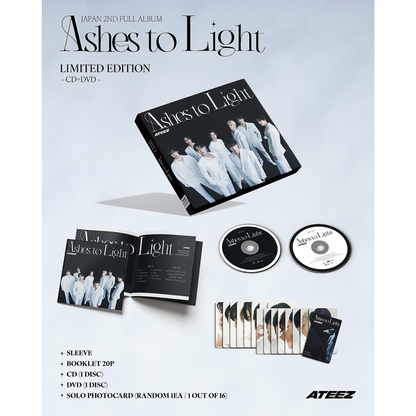 ATEEZ ashes to light 個別盤　complete コンプリート ATEEZ - ASHES TO LIGHT (LIMITED EDITION)