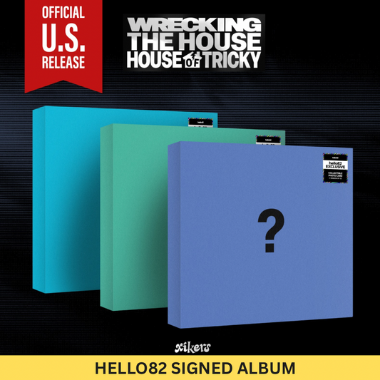 (PRE-ORDER) [HELLO82] [SIGNED] [HELLO82 EXCLUSIVE] XIKERS - HOUSE OF TRICKY : WRECKING THE HOUSE (3 VERSIONS) - LightUpK