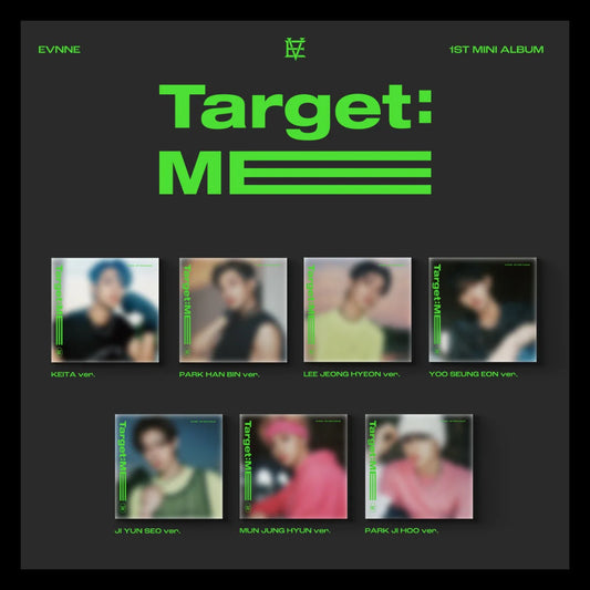 EVNNE - TARGET: ME (1ST MINI ALBUM) DIGIPACK VER. (7 VERSIONS)