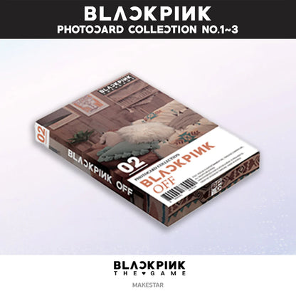 BLACKPINK - CARTES À ÉCHANGER DE LA COLLECTION DE PHOTOCARDS DU JEU (3 VERSIONS)