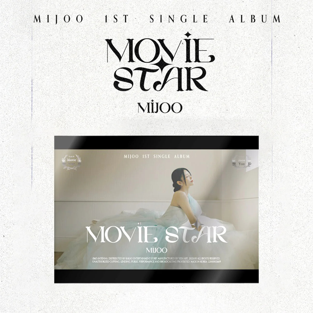 MIJOO - MOVIE STAR (1ST SINGLE ALBUM) (2 VERSIONS)