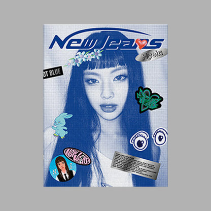 NEWJEANS - 1ST EP 'NEW JEANS' [BLUEBOOK VER.] (6 VERSIONS) - LightUpK