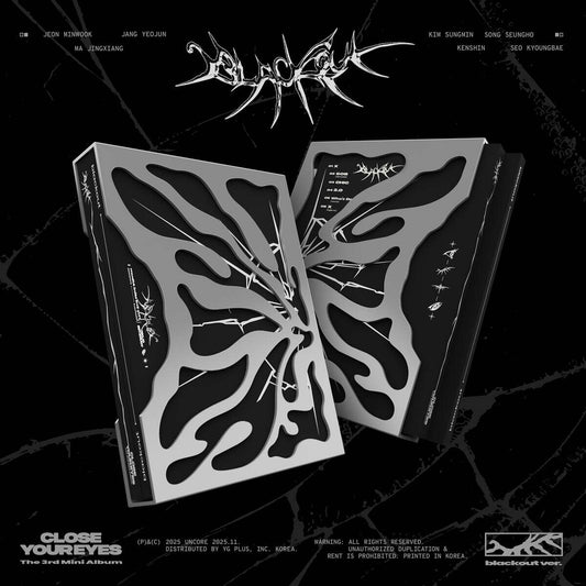 (PRE-ORDER) CLOSE YOUR EYES - THE 3RD MINI ALBUM [BLACKOUT] (BLACKOUT VER.) - LightUpK