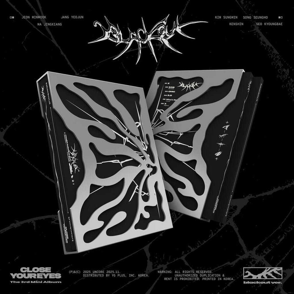 (PRE-ORDER) CLOSE YOUR EYES - THE 3RD MINI ALBUM [BLACKOUT] (BLACKOUT VER.) - LightUpK