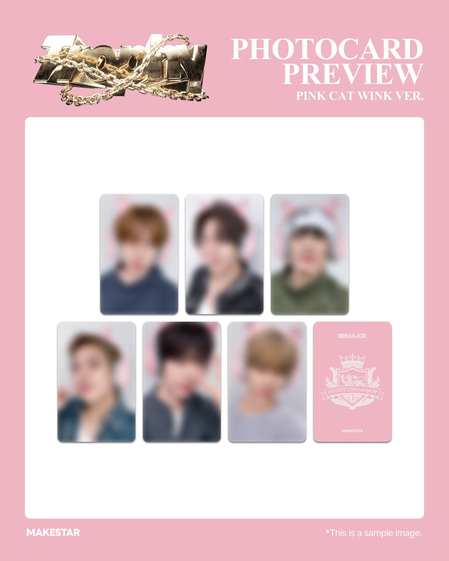 [MAKESTAR LUCKY DRAW EVENT] 82MAJOR - 4TH MINI ALBUM [TROPHY] (POCAALBUM VER.) - LightUpK