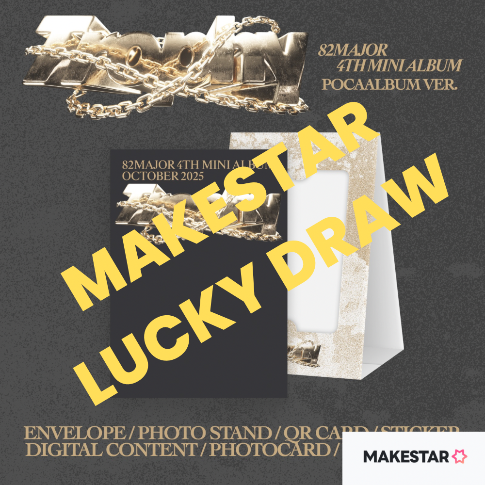 [MAKESTAR LUCKY DRAW EVENT] 82MAJOR - 4TH MINI ALBUM [TROPHY] (POCAALBUM VER.) - LightUpK