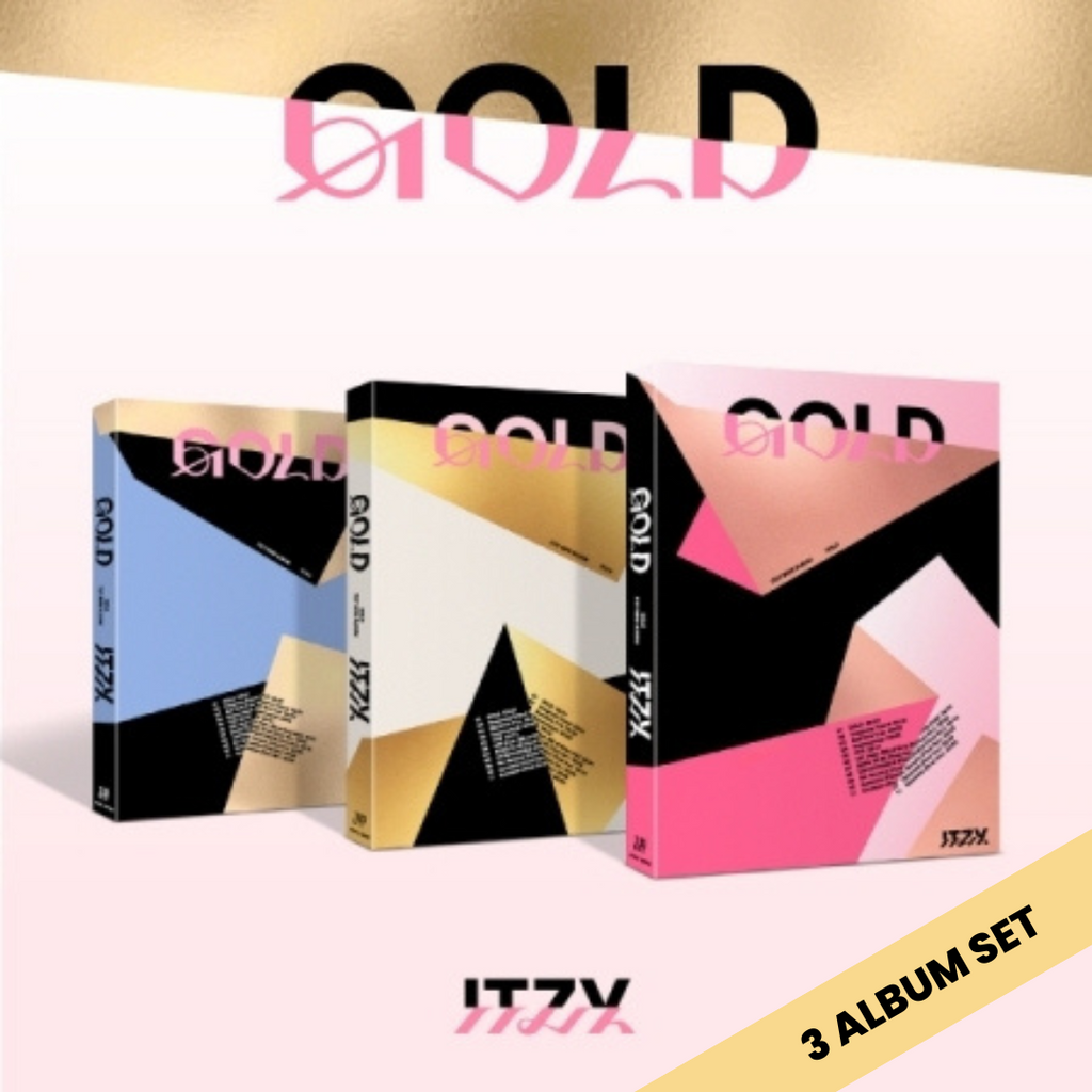 (PRE-ORDER) ITZY - [GOLD] STANDARD VER. (3 VERSIONS) SET