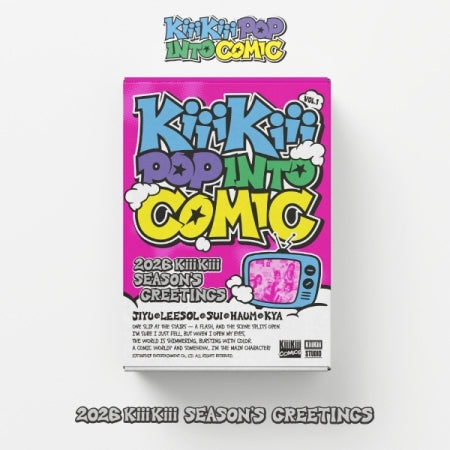 KIIIKIII - 2026 SEASON'S GREETINGS [KIIIKIII POP INTO COMIC] - LightUpK