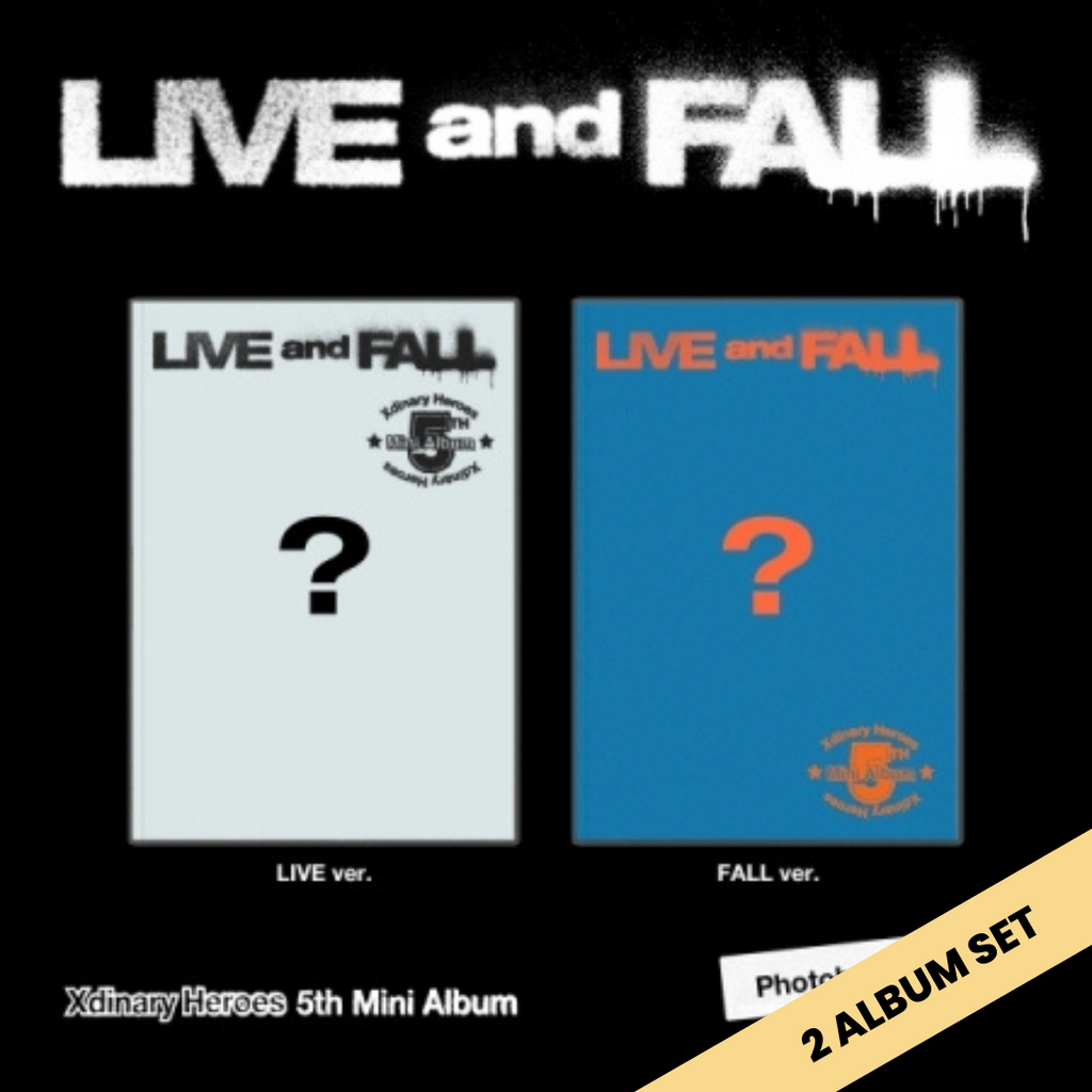 (PRE-ORDER) XDINARY HEROES - 5TH MINI ALBUM [LIVE AND FALL] (2 VERSIONS) SET