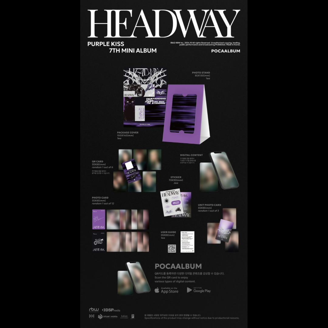 PURPLE KISS - 7TH MINI ALBUM [HEADWAY] (POCAALBUM)