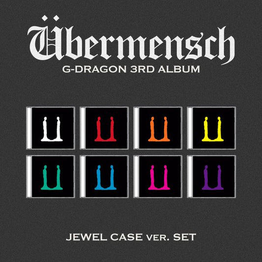 G-DRAGON - 3RD ALBUM [ÜBERMENSCH] JEWEL VER. (8 VERSIONS) - LightUpK