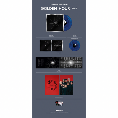 [HELLO82] [EXCLUSIVITÉ POP-UP] ATEEZ - GOLDEN HOUR : PARTIE 2 VINYLE