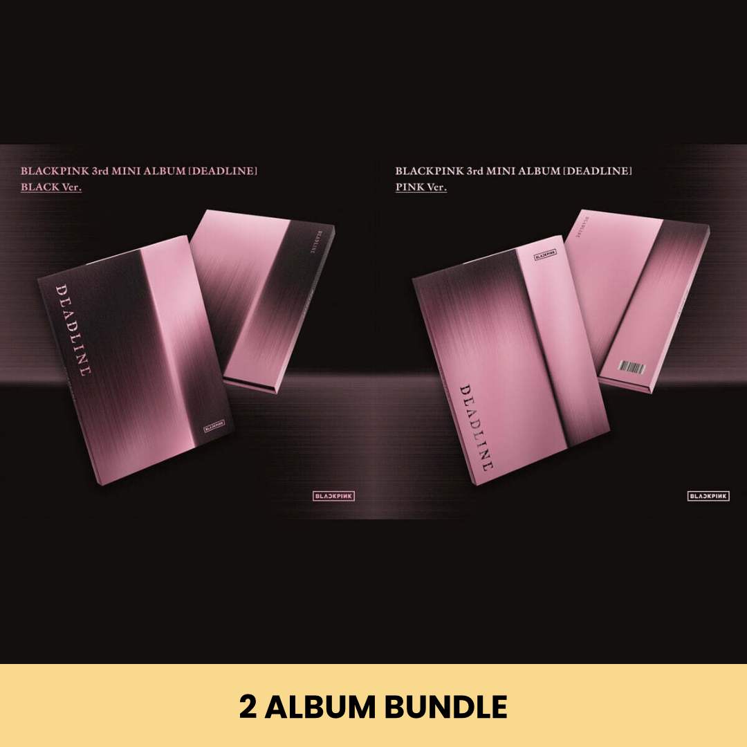 (PRE-ORDER) BLACKPINK - 3RD MINI ALBUM [DEADLINE] (2 VERSIONS) BUNDLE - LightUpK