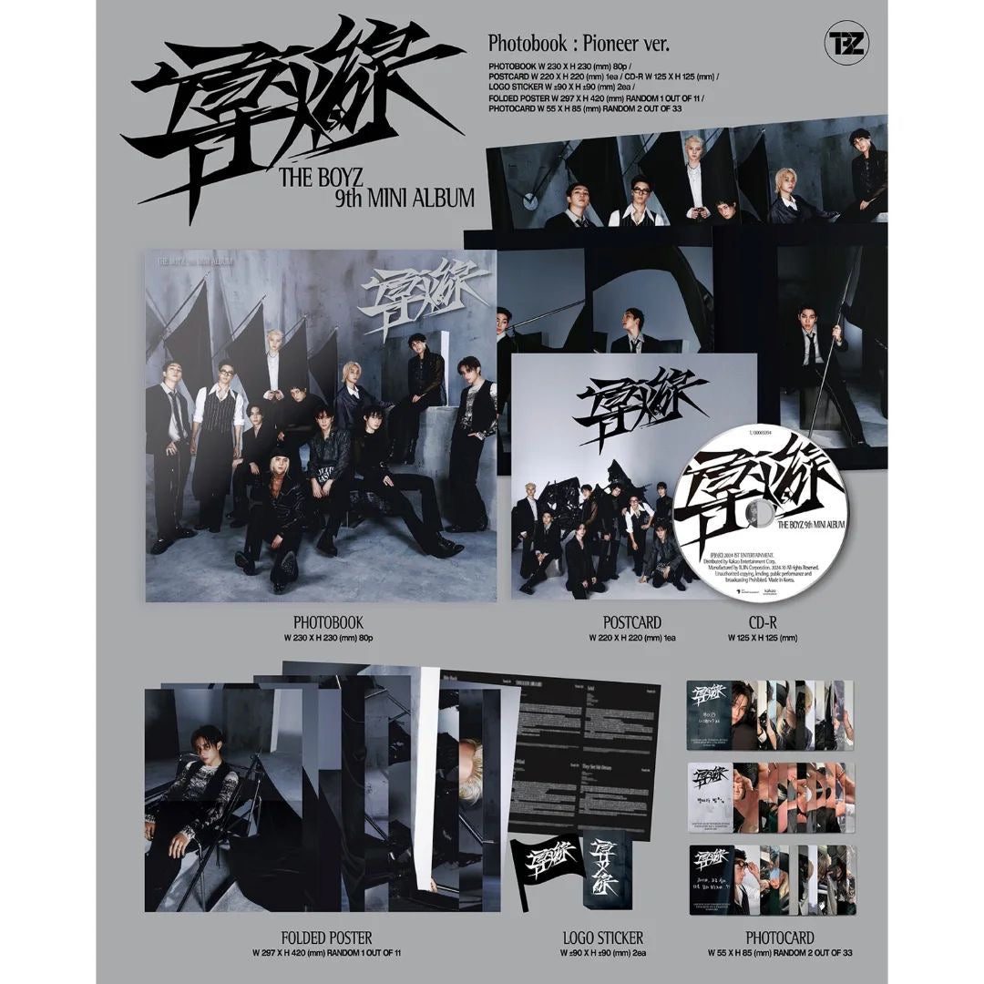 THE BOYZ - 9TH MINI ALBUM [FUSE] (PIONEER VER.) (PHOTOBOOK VER.) - LightUpK