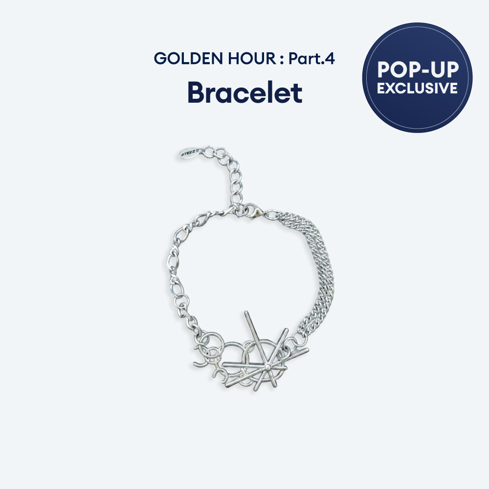 (PRE-ORDER) [HELLO82] ATEEZ - GOLDEN HOUR : PART.4 MERCH - BRACELET - LightUpK
