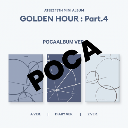 (PRE-ORDER) ATEEZ - GOLDEN HOUR : PART.4 POCCALBUM (3 VERSIONS) RANDOM