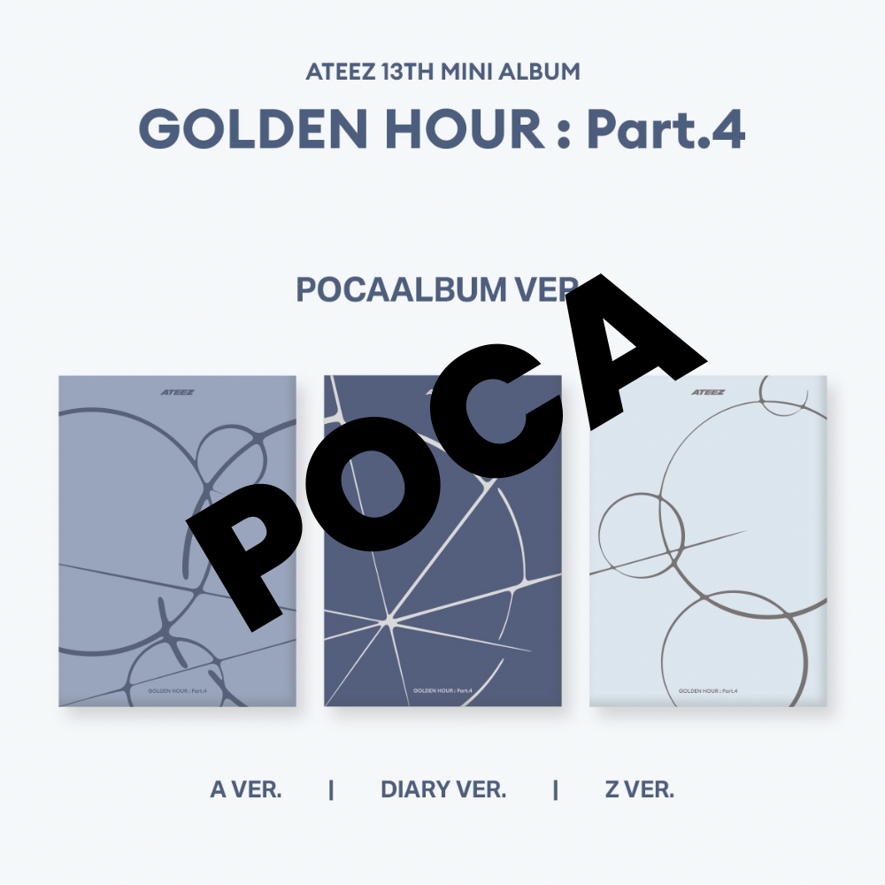 (PRE-ORDER) ATEEZ - GOLDEN HOUR : PART.4 POCCALBUM (3 VERSIONS) RANDOM