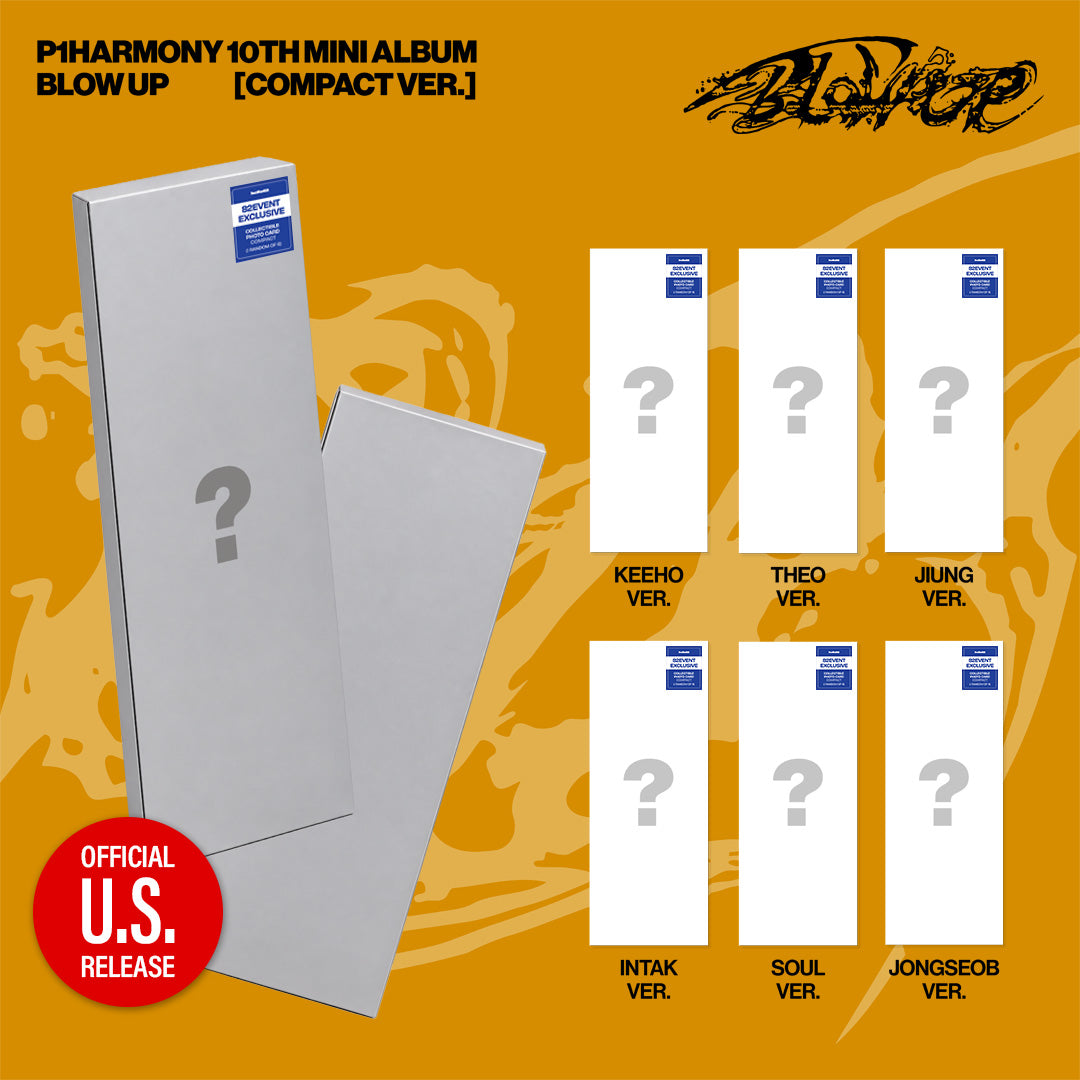 (PRE-ORDER) [hello82] [82EVENT EXCLUSIVE] P1HARMONY - BLOW UP (MEMBER COMPACT) (6 VERSIONS) RANDOM - LightUpK