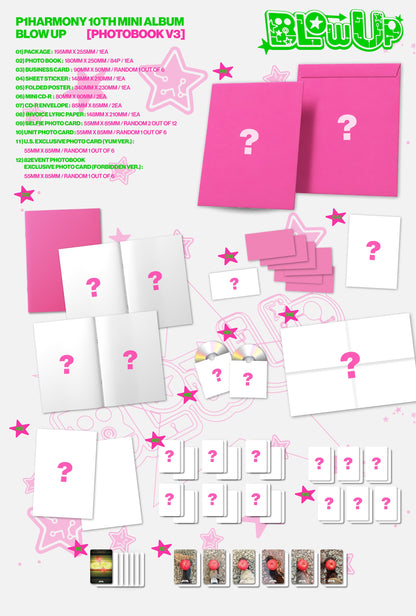 (PRE-ORDER) [hello82] [82EVENT EXCLUSIVE] P1HARMONY - BLOW UP (3 VERSIONS)
