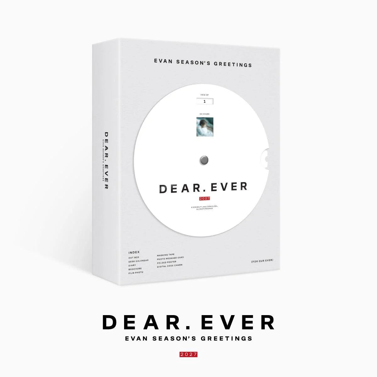 (PRE-ORDER) EVAN - 2027 SEASON'S GREETINGS [DEAR. EVER]