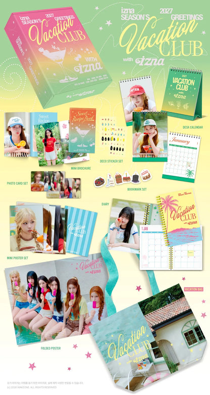 (PRE-ORDER) IZNA - 2027 SEASON'S GREETINGS [VACATION CLUB WITH IZNA]
