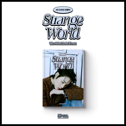 HA SUNG WOON - STRANGE WORLD (7TH MINI ALBUM) [PHOTOBOOK] (2 VERSIONS)