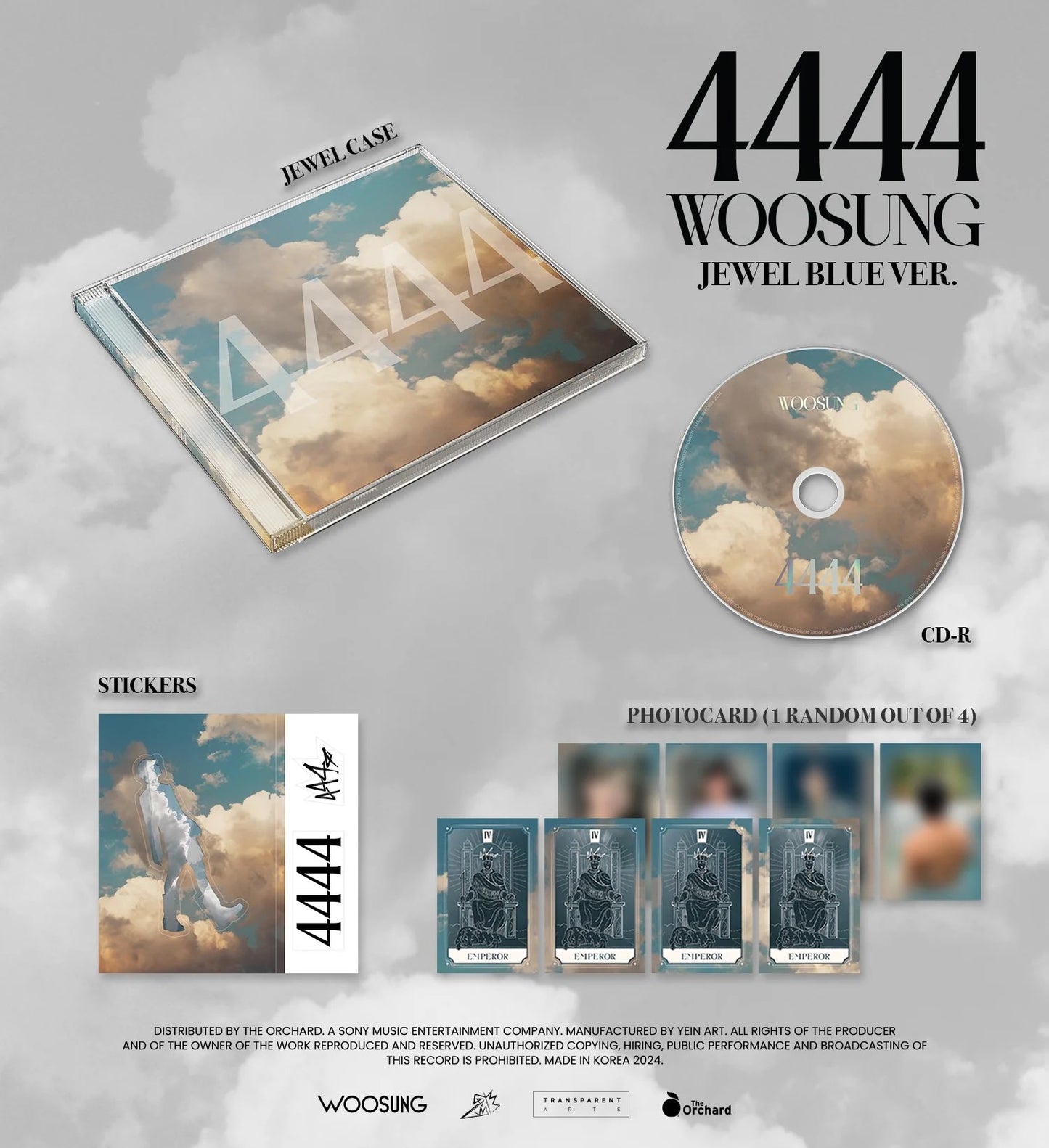 WOOSUNG - 4444 (JEWEL VER.) (2 VERSIONS)