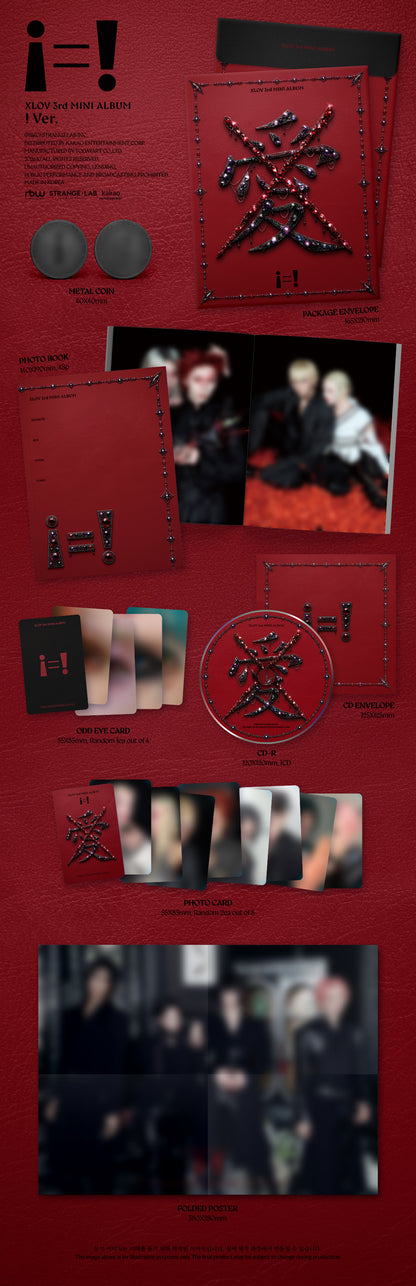 (PRE-ORDER) XLOV - THE 3RD EP [I=!] (2 VERSIONS) RANDOM