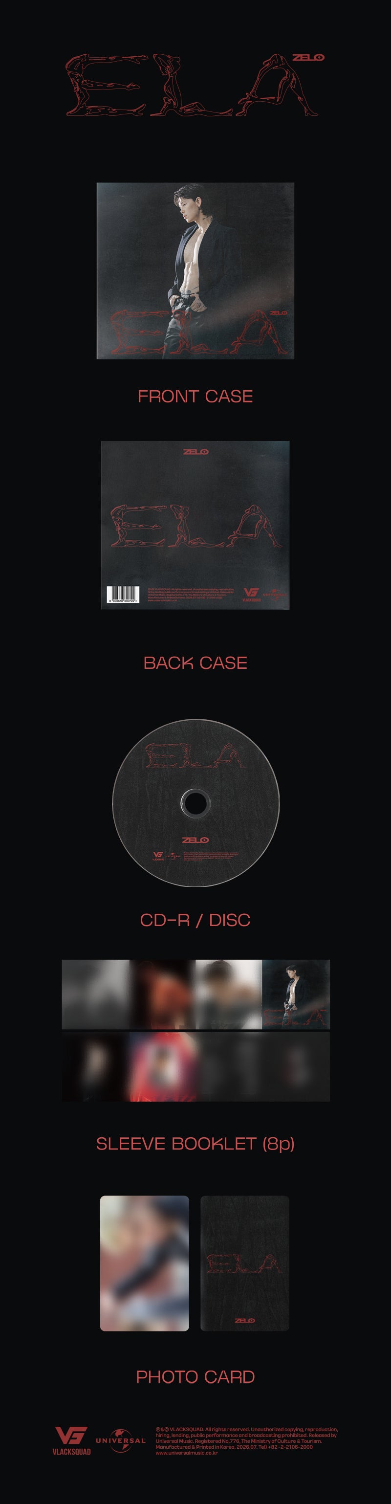 (PRE-ORDER) ZELO - ELA