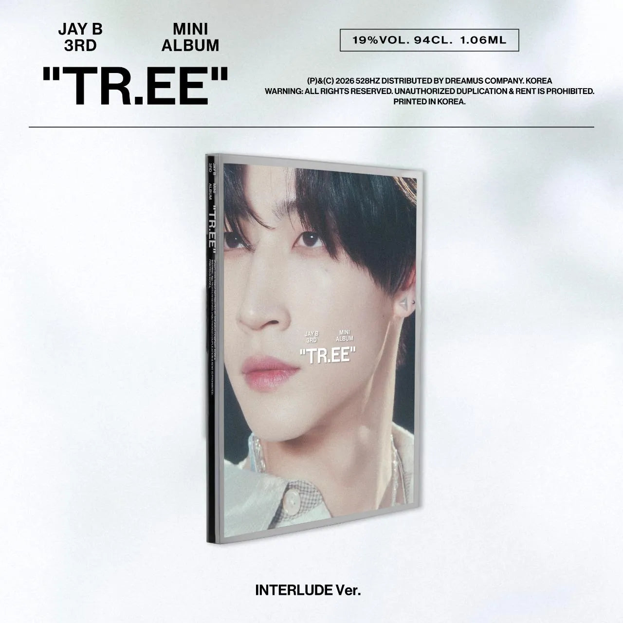 (PRE-ORDER) JAY B - 3RD MINI ALBUM  [TR.EE] (INTERLUDE VER.)