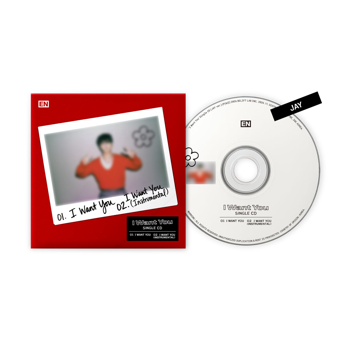 (PRE-ORDER) [hello82] ENHYPEN - 'I WANT YOU' SINGLE CD (6 VERSIONS) - LightUpK