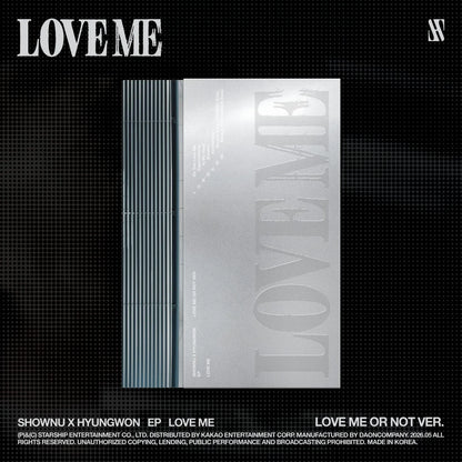 (PRE-ORDER) SHOWNU X HYUNGWON - EP [LOVE ME] (LOVE ME OR NOT VER.) - LightUpK