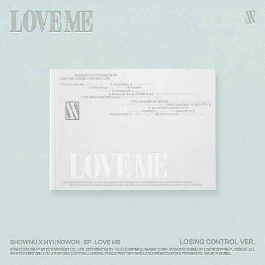 (PRE-ORDER) SHOWNU X HYUNGWON - EP [LOVE ME] (LOSING CONTROL VER.) - LightUpK