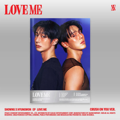 (PRE-ORDER) SHOWNU X HYUNGWON - EP [LOVE ME] (CRUSH ON YOU VER.) - LightUpK
