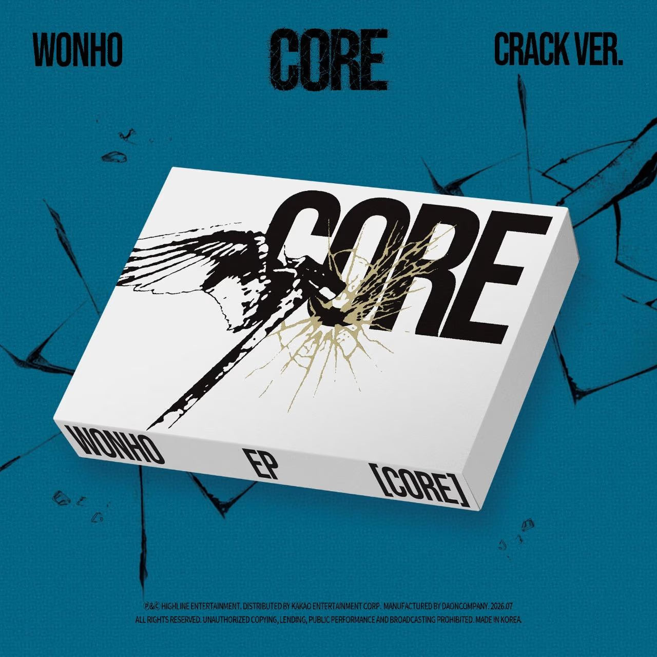 (PRE-ORDER) WONHO - EP [CORE] (CRACK VER.)